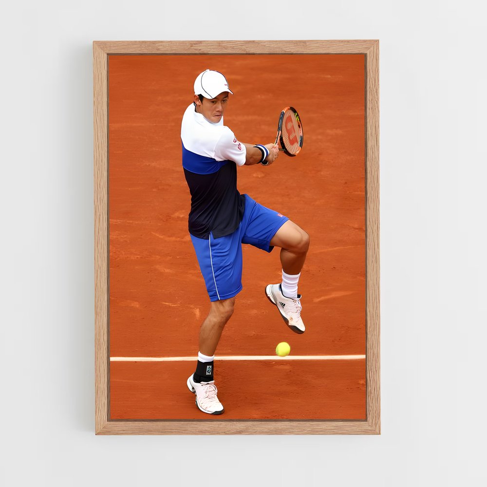 Poster Kei nishikori ace – affiche Tennis (vue 4)